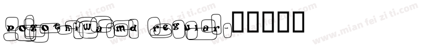 POGothIWA-Md Regular字体转换
